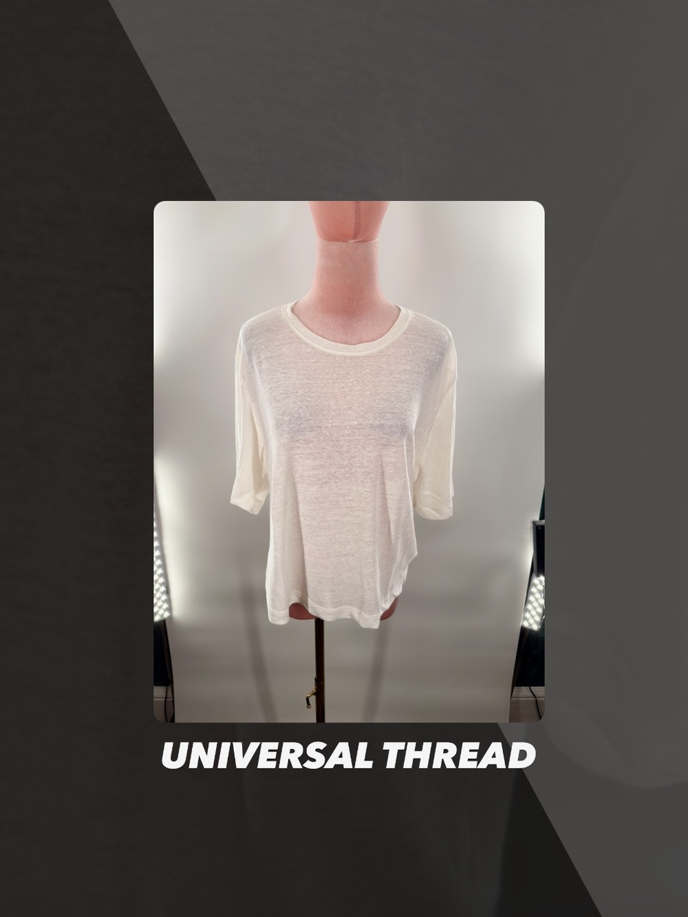EUC Universal Thread Slub Textured Tee Shirt